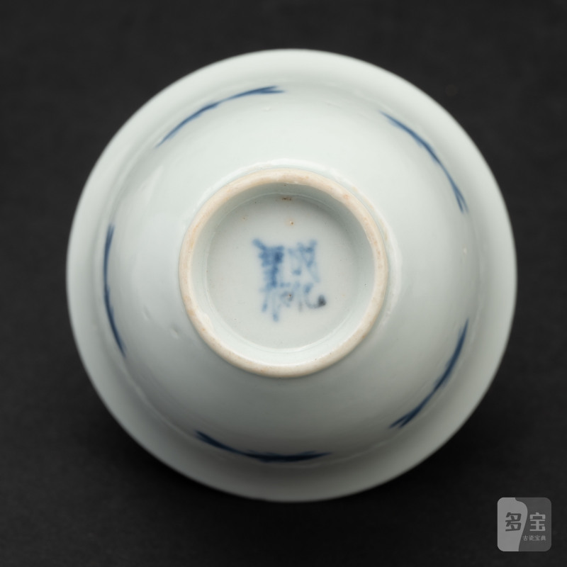    成化款 魚紋青花杯兩點 - 图6